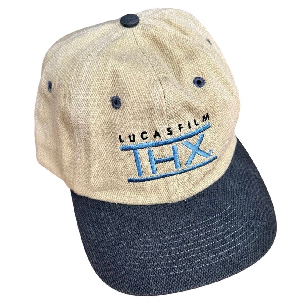 Vintage 1990s Lucasfilm THX sound system promotion hat cap StarWars memorabilia